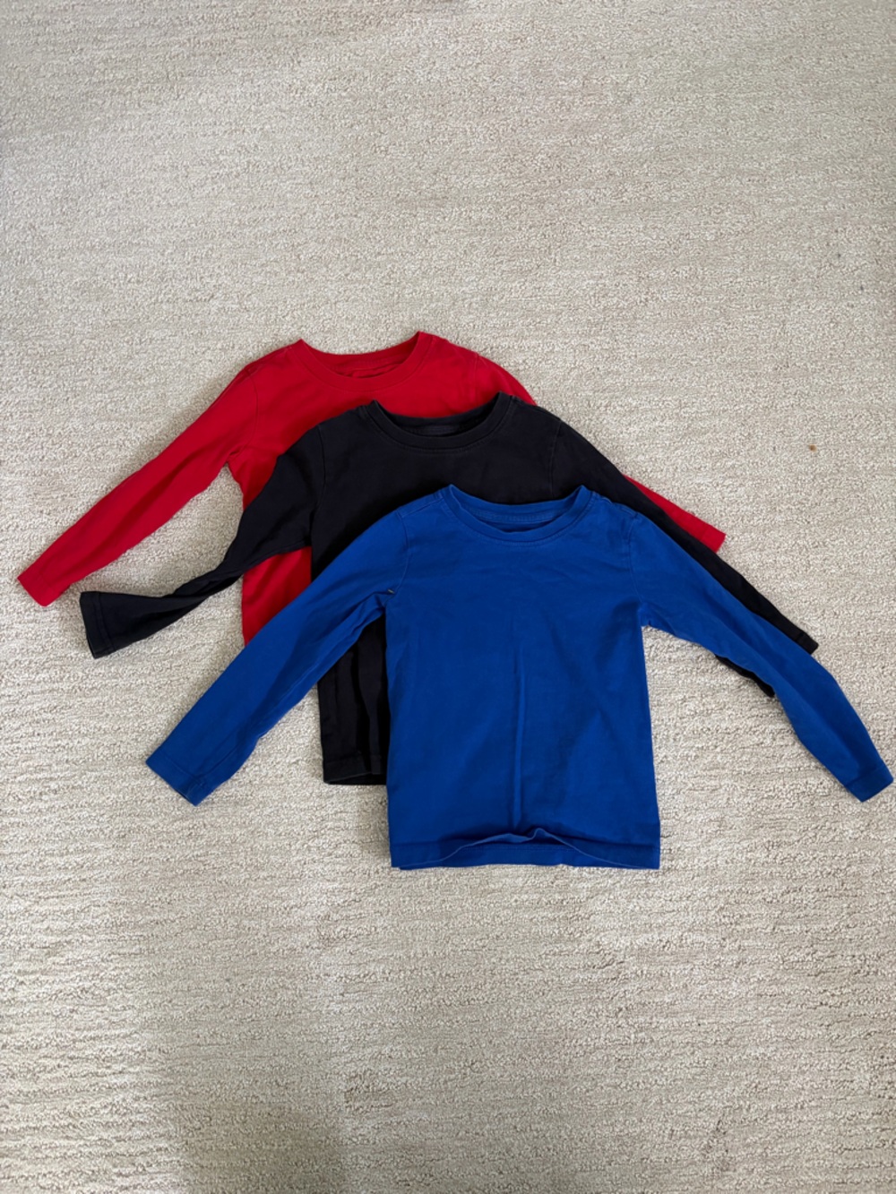 Primary Kids Long Sleeve Tees 3-pack